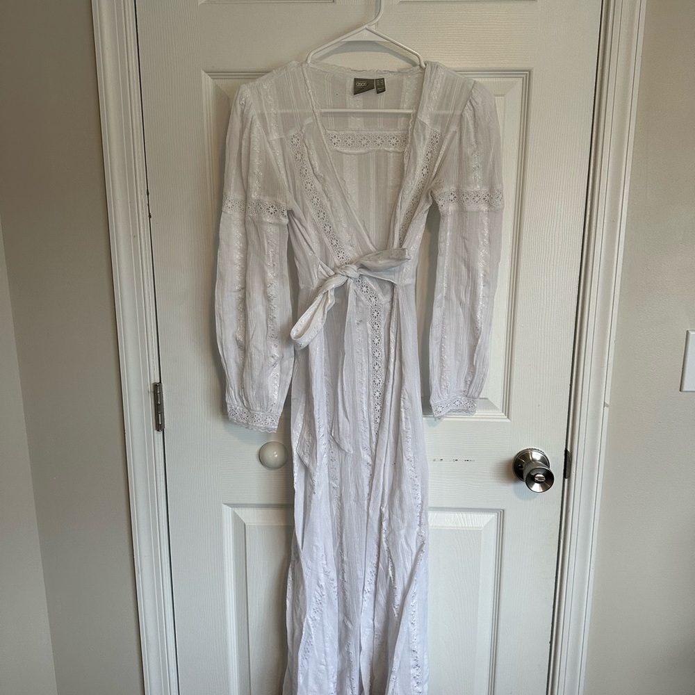(2/$20) ASOS White Lace Dress